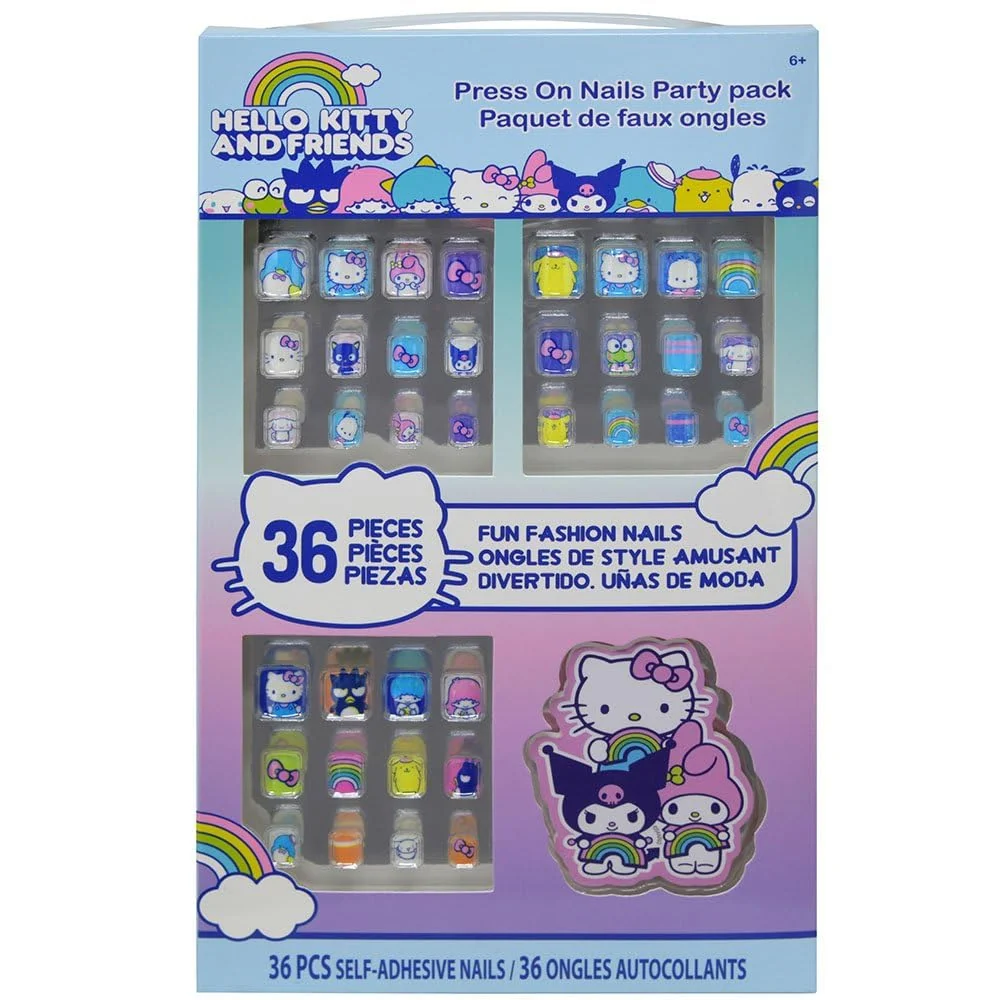 Casual Hello Kitty and Friends 36 Press-On Nail Party Pack Prestigious