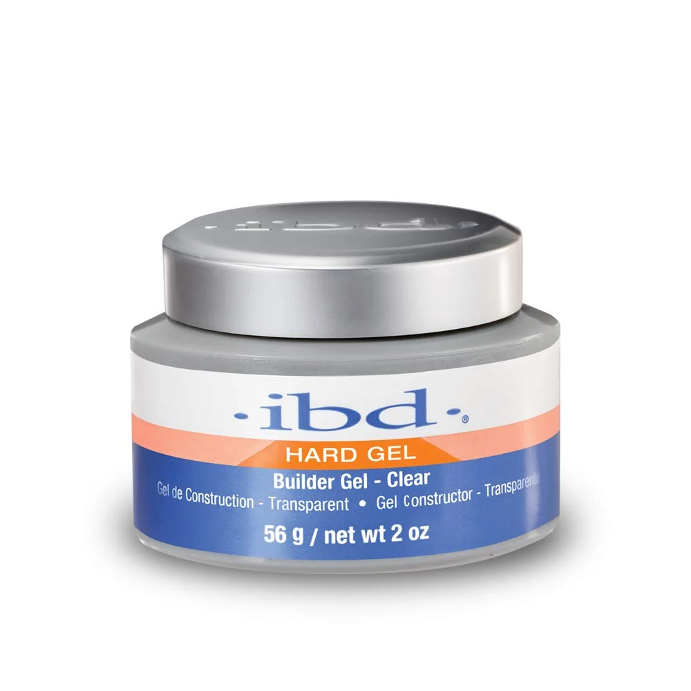 Soft IBD Hard Builder Gel for Nails Round - Clear UV LED Gels for Nail Extensions Sculpting Strong Long-Lasting Enhancement for Women 2 oz 1 Pack Responsible