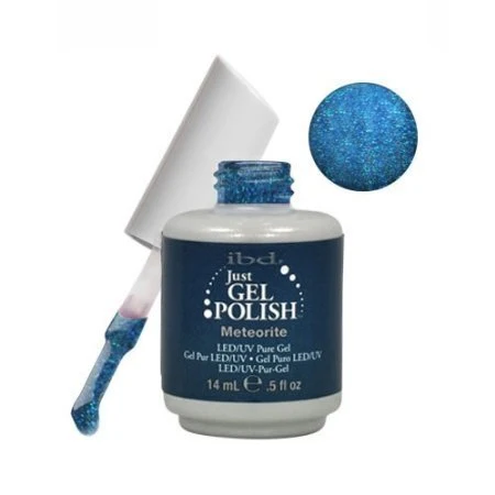 Flexible IBD Just Gel METEORITE Soak Off Blue Nail Polish UV Manicure .5 oz Salon LED by IBD Beauty Verified