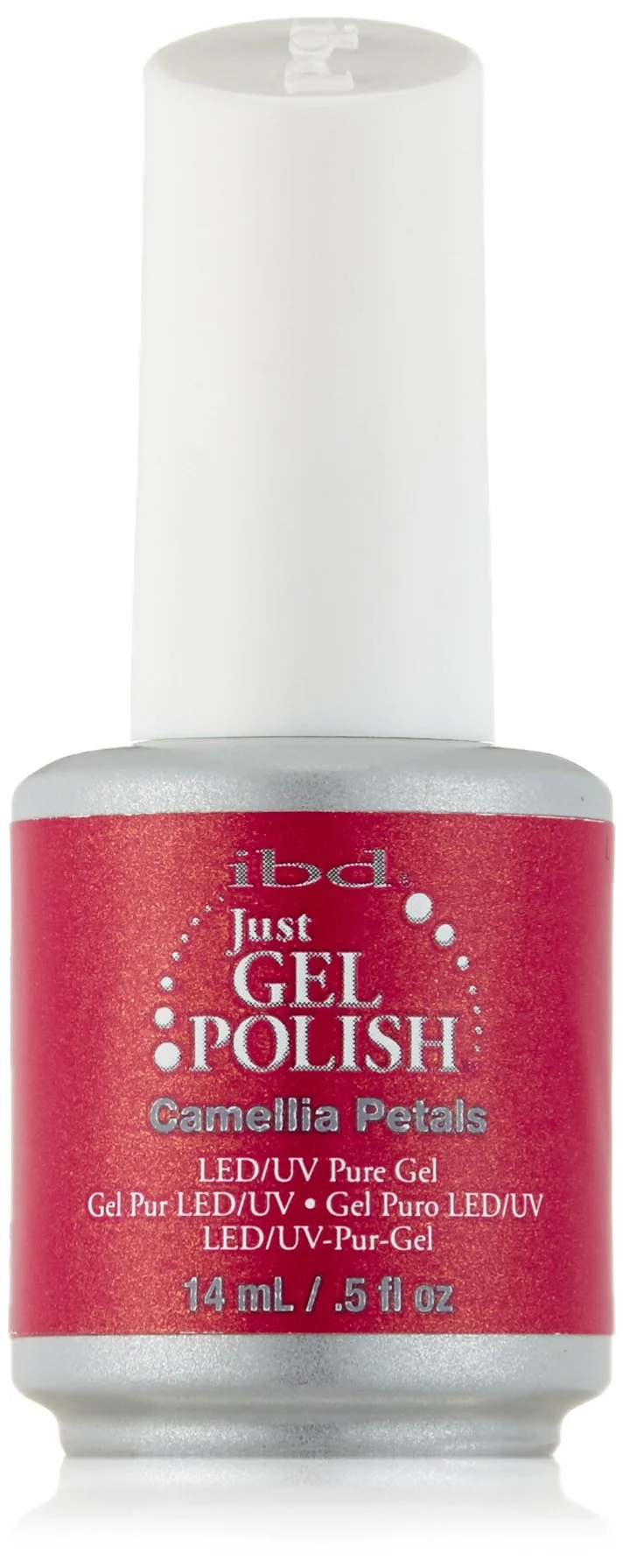 Stylish IBD Just Gel Nail Polish Camellia Petals 0.5 Fluid Ounce Dependable