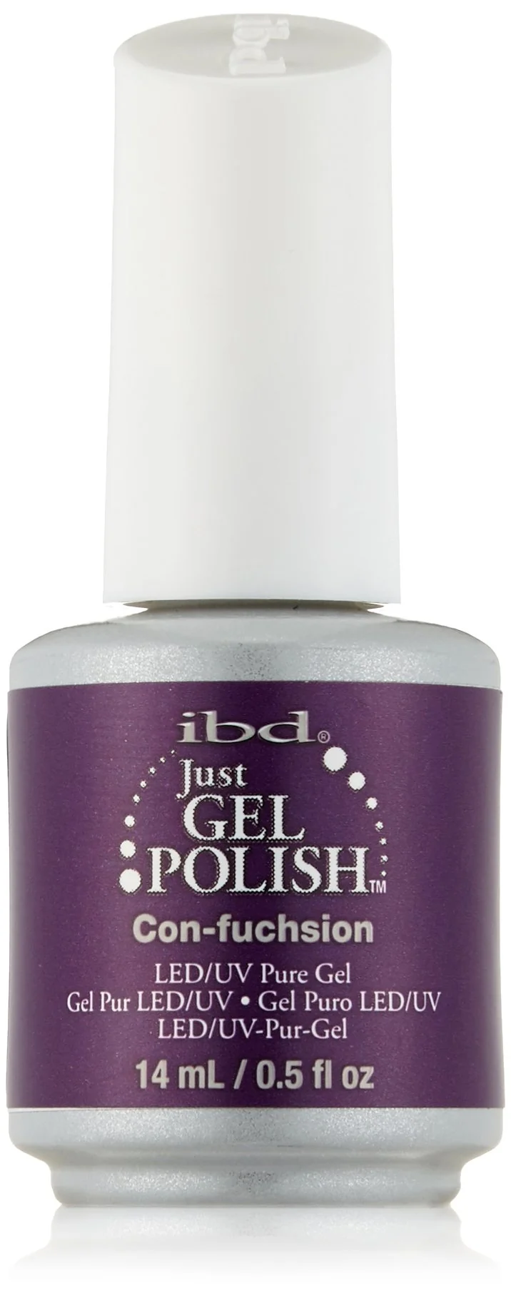 Professional IBD Just Gel Nail Polish Con-Fuchsion 0.5 Fluid Ounce Organic