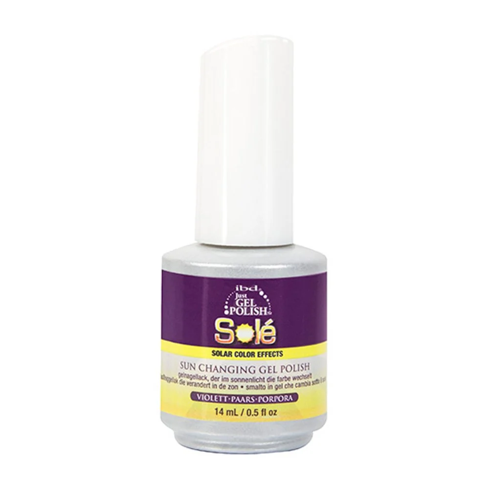 Dependable IBD Just Gel Polish Sole Solar Color Effects Purple Purple 0.5 Fluid Ounce Expertly Made