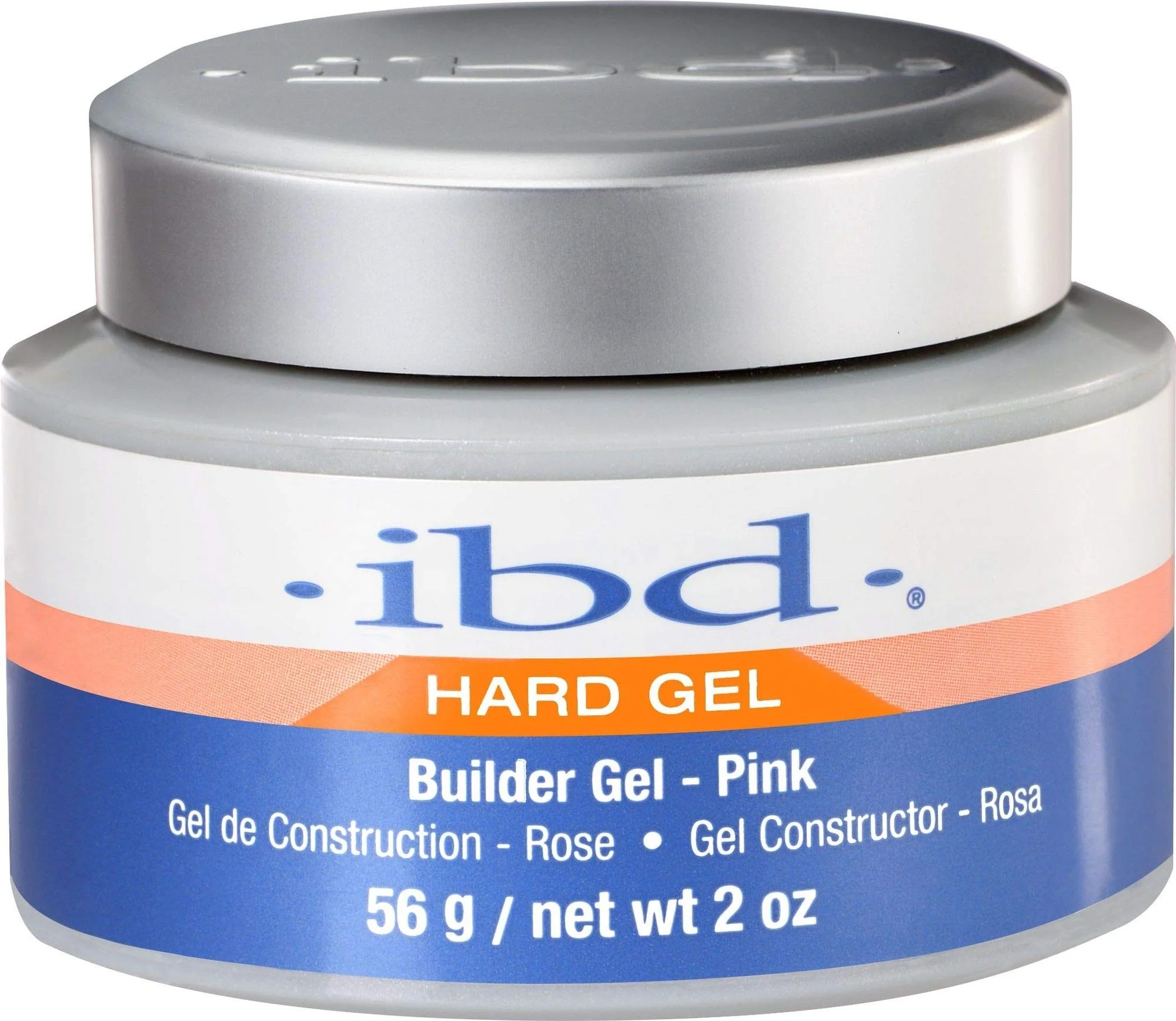 Fashionable IBD UV Hard Gel Builder Gel Pink - Nail Builder Gels for Nails Extension Strengthening Sculpting Nail Art Gels DIY Manicure 2 oz Easy-to-Use