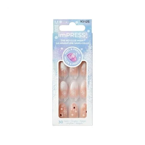 Genuine imPRESS Holiday Press On Nails - Timeless Carols Responsible