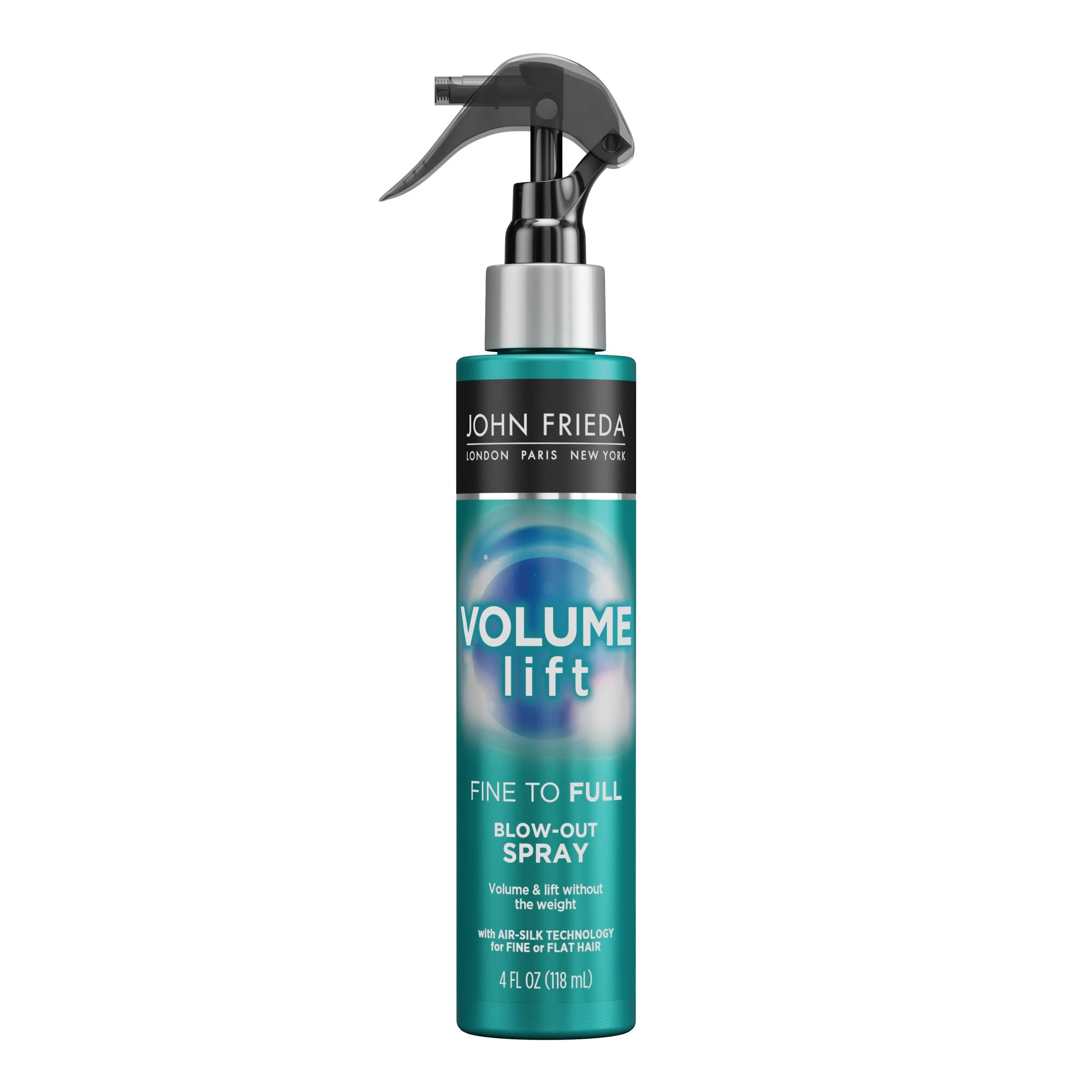 Sustainable John Frieda Volume Lift Blow-Out Spray Lightweight Volumizing Blow-Out Spray with Air-Silk Technology for Fine or Flat Hair Adds Long-Lasting Minimalist