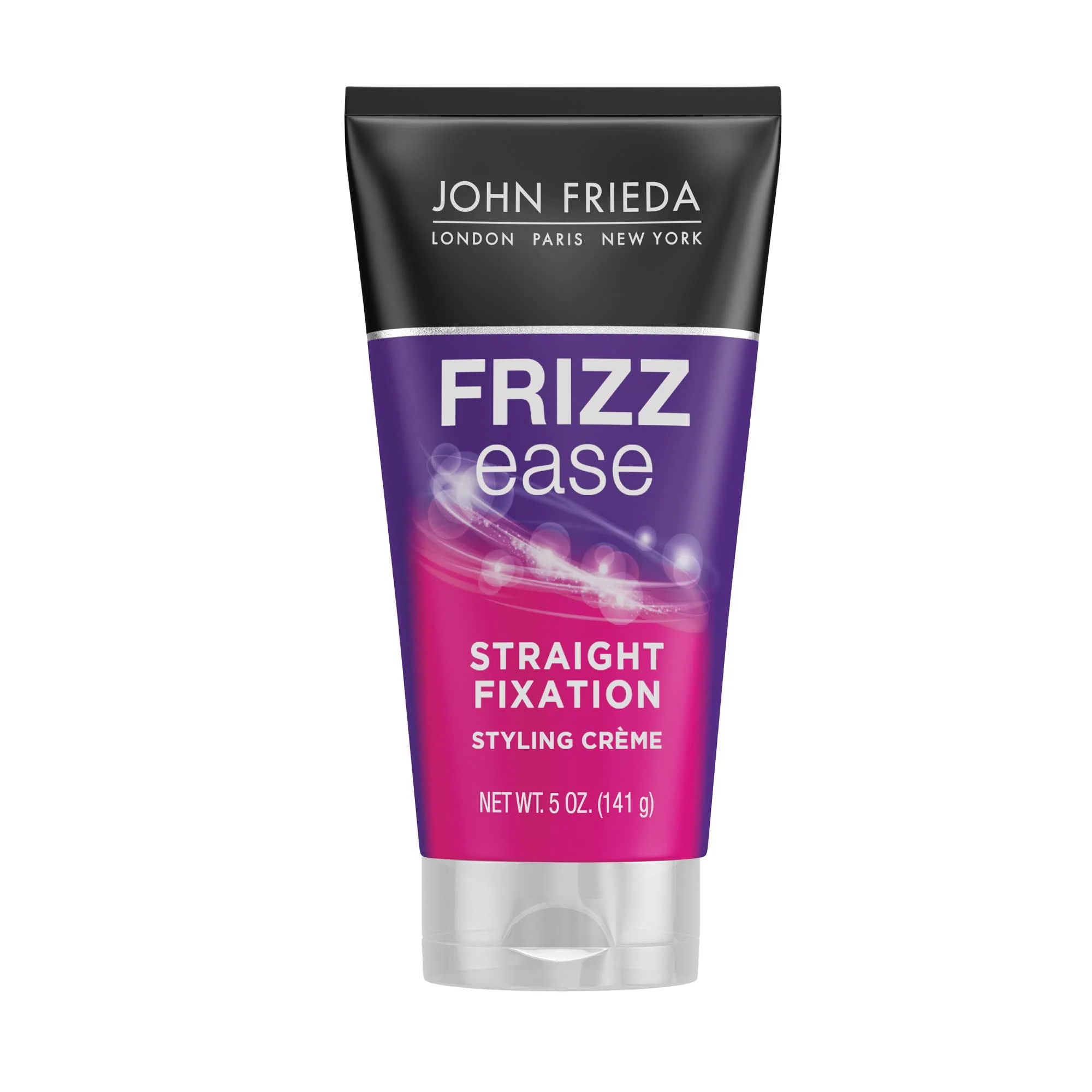 Classic John Frieda Frizz Ease Straight Fixation Styling Crème Straightens Frizzy Hair with Milk Protein Almond Oil Sleek Frizz- with ThermaGuard Crafted