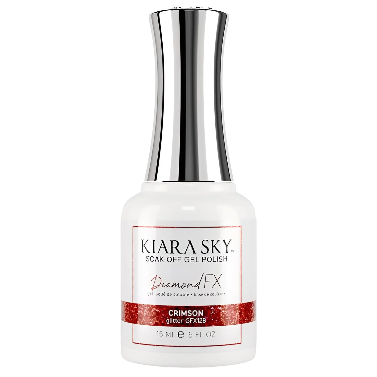 Safe KIARA SKY Soak Off Gel Nail Polish DIAMOND FX 0.5 fl oz CRIMSON GFX128 Dependable