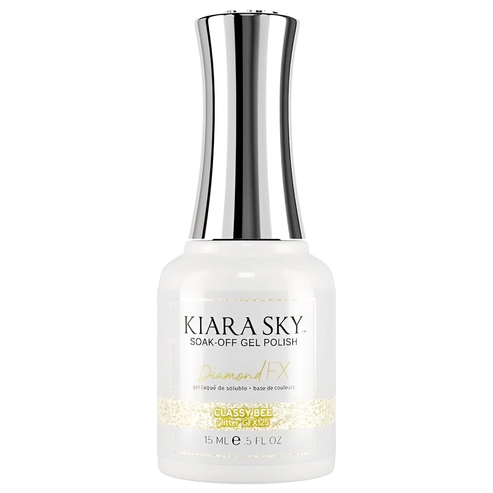Fine Crafted KIARA SKY Soak Off Gel Nail Polish DIAMOND FX 0.5 fl oz CLASSY BEE GFX125 Classic