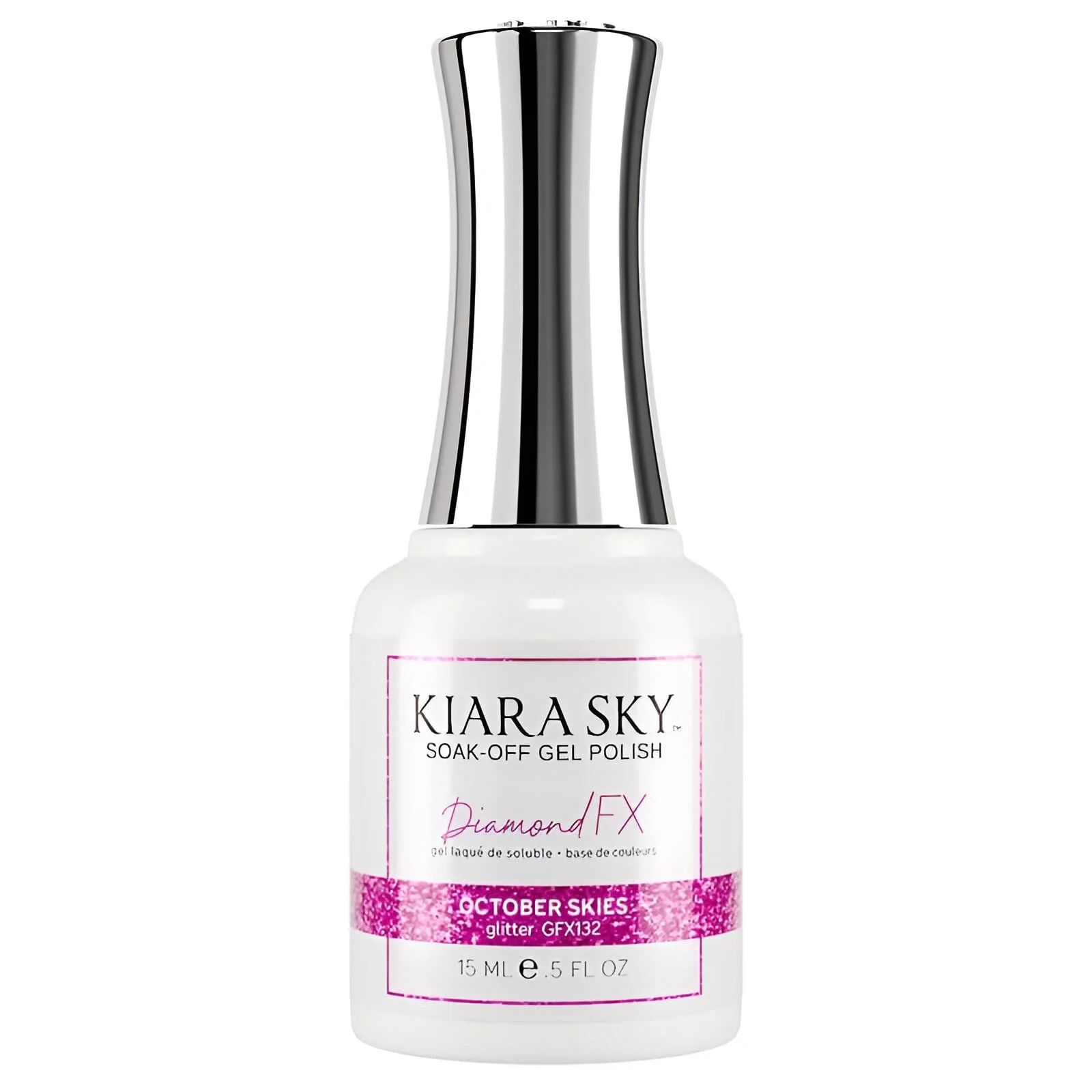 Quality KIARA SKY Soak Off Gel Nail Polish DIAMOND FX 0.5 fl oz OCTOBER SKIES GFX132 Practical