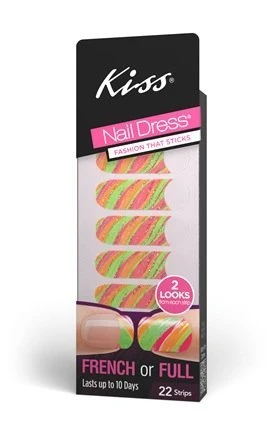 Recyclable Kiss Nail Dress French or Full Nail Strips - Boler Boler High-End