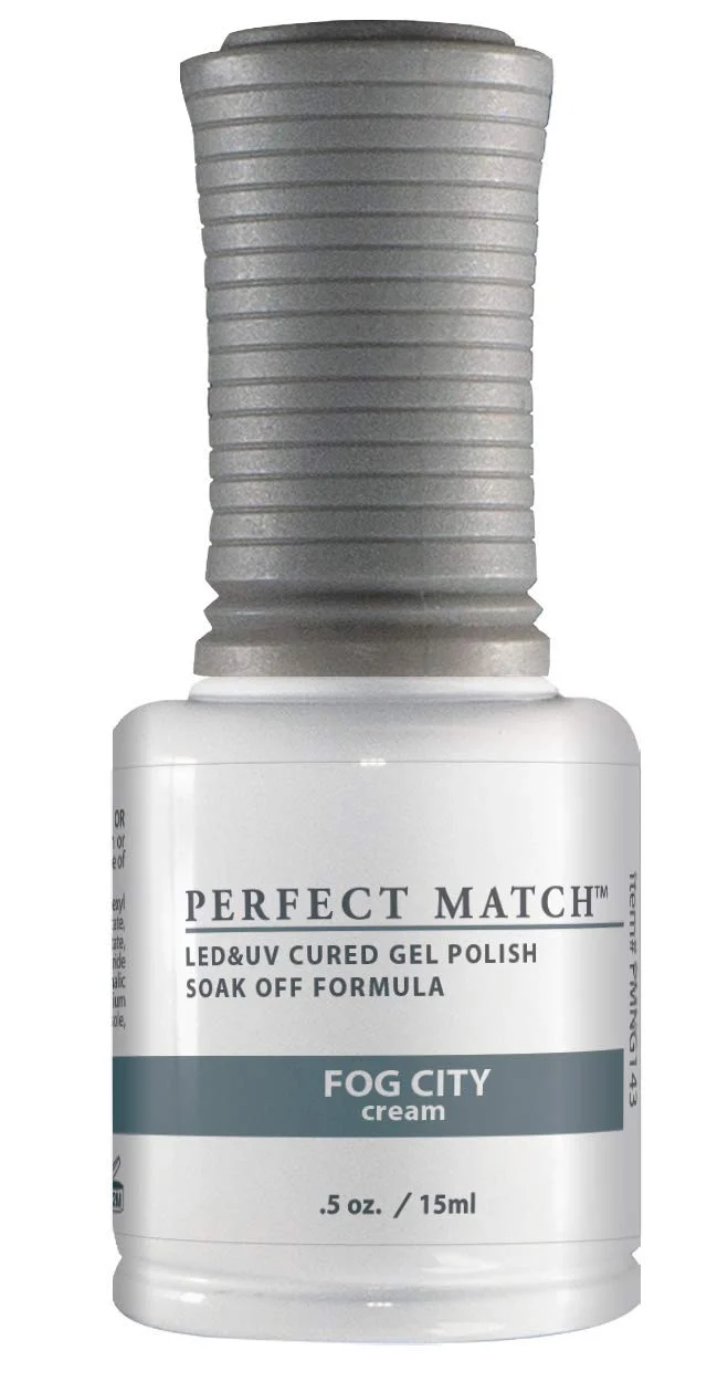 Comfortable LeChat Match Gel Polish Fog City 0.5 Fl Oz PMS143 Responsible