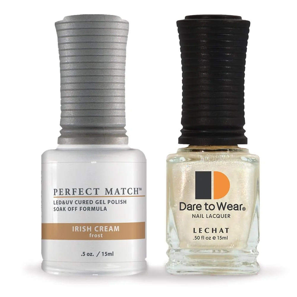 Lightweight LeChat Match Gel Polish Irish Cream 0.5 Fl Oz PMS20 Durable