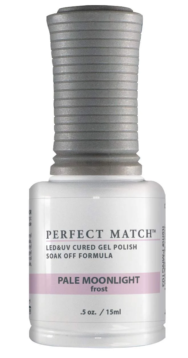 World-Class LeChat Match Gel Polish Pale Moonlight 0.5 Fl Oz PMS103 Innovative