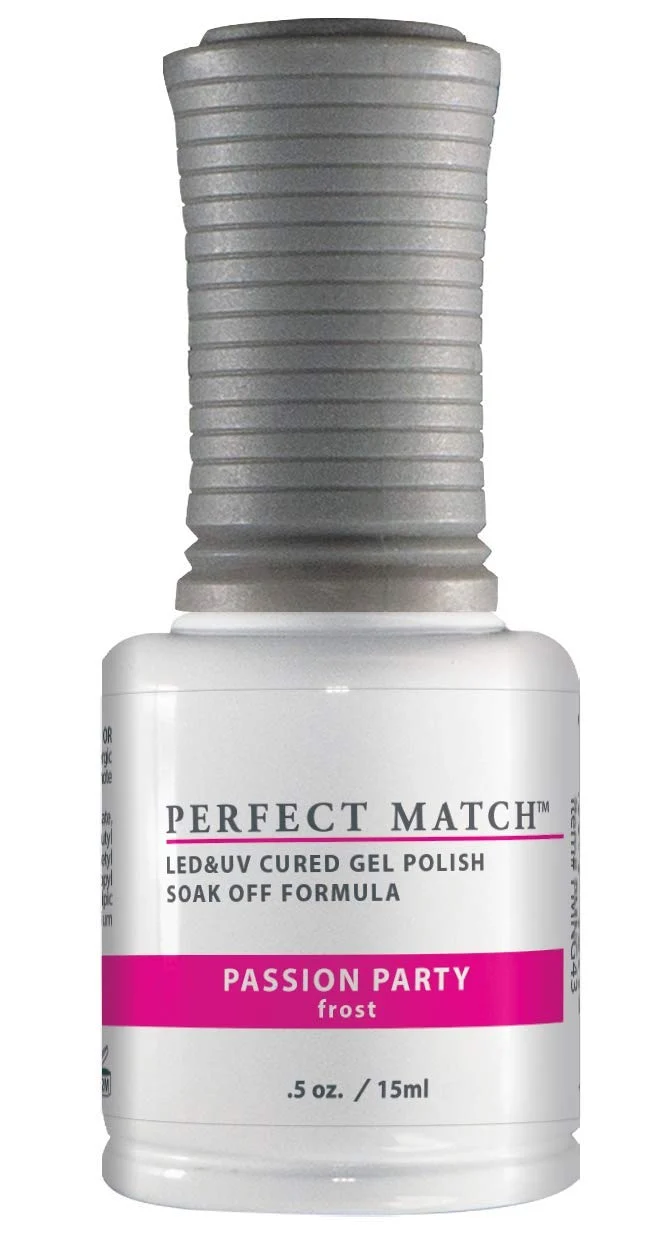 Organic LeChat Match Gel Polish Passion Party 0.5 Fl Oz PMS43 Powerful