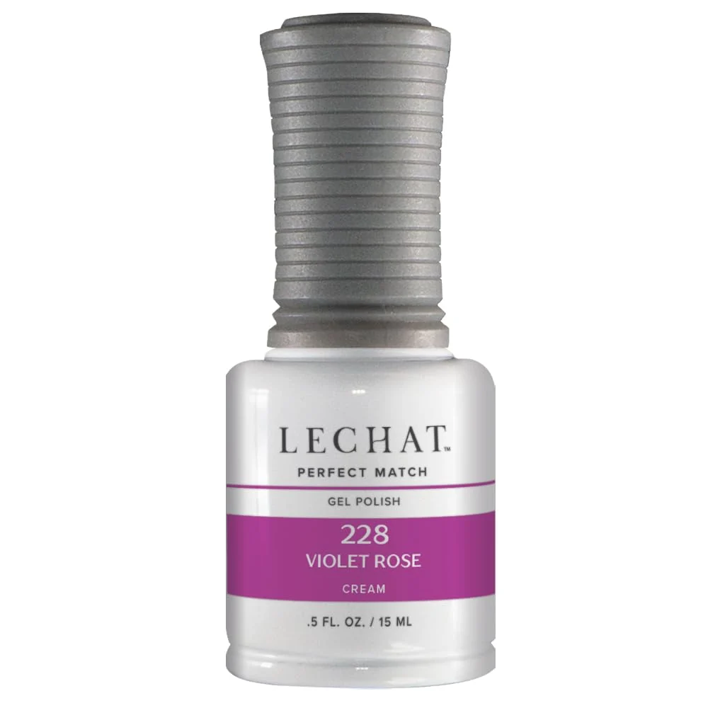 Casual LeChat Match Gel Polish Violet Rose 0.5 fluid_ounces Contemporary