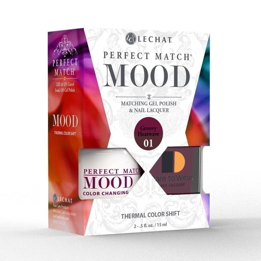 Trusted LeChat Match Mood Duo Set - Groovy Heat Wave Easy-to-Use