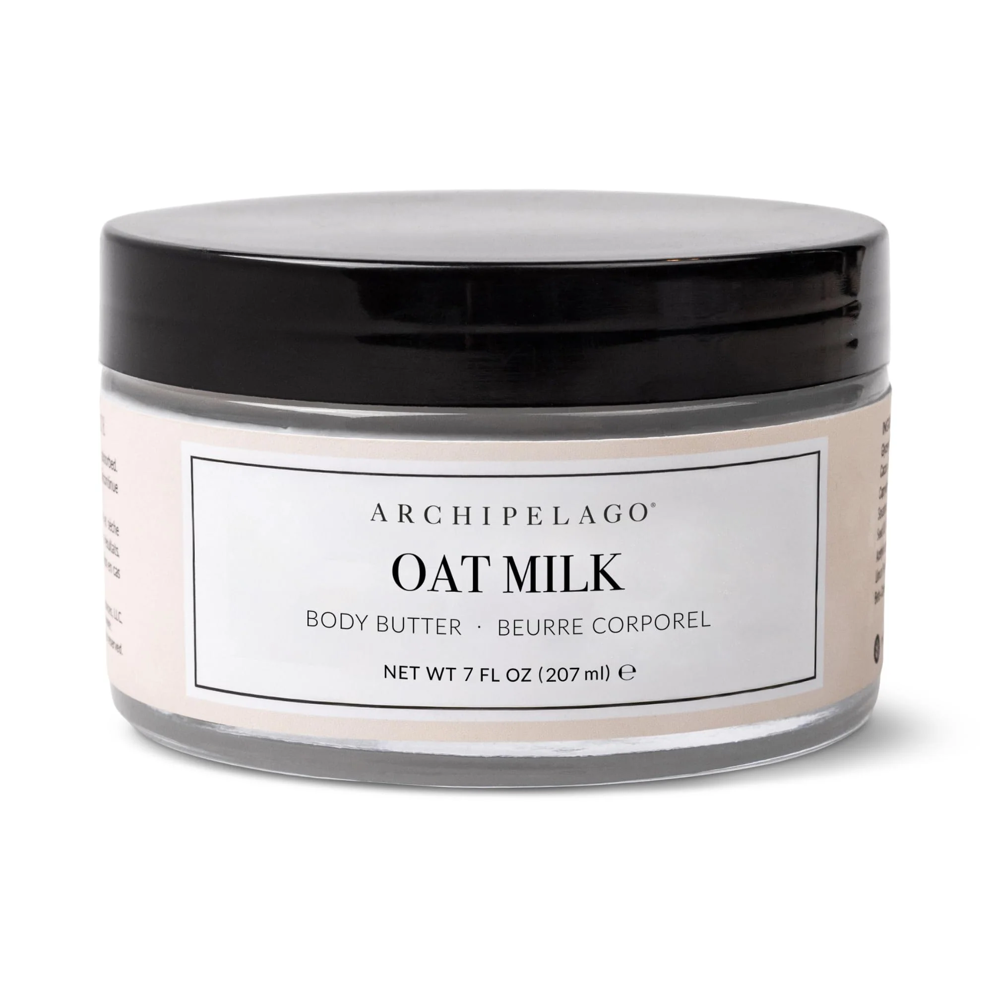World-Class Archipelago Botanicals Oat Milk Body Butter Deep Hydrating Oat Milk Moisturizer for Soft Smooth Skin Rich Non-Greasy Formula Paraben-