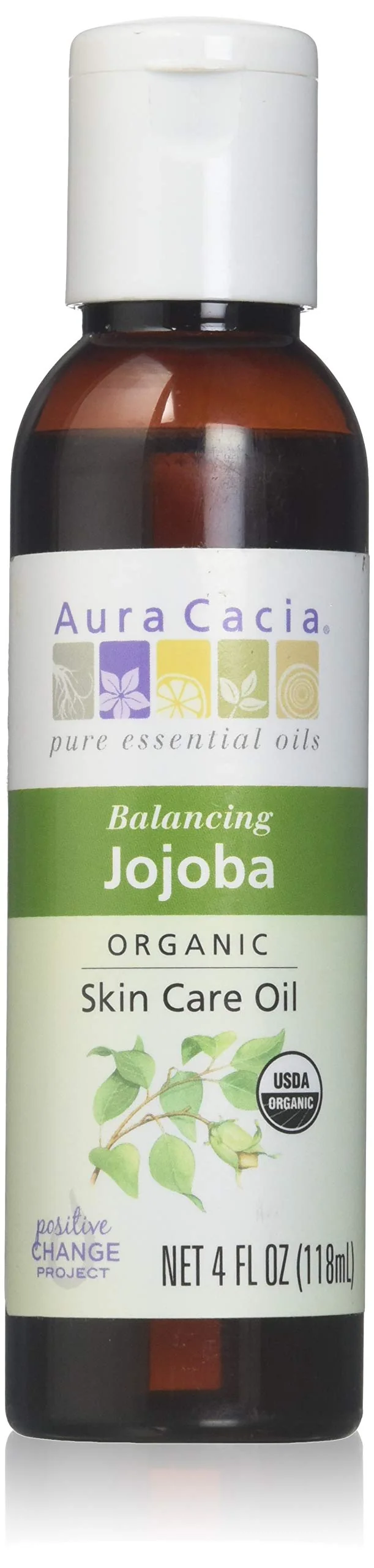 Innovative Aura Cacia Organic Skin Care Oil Jojoba 4 oz Solid