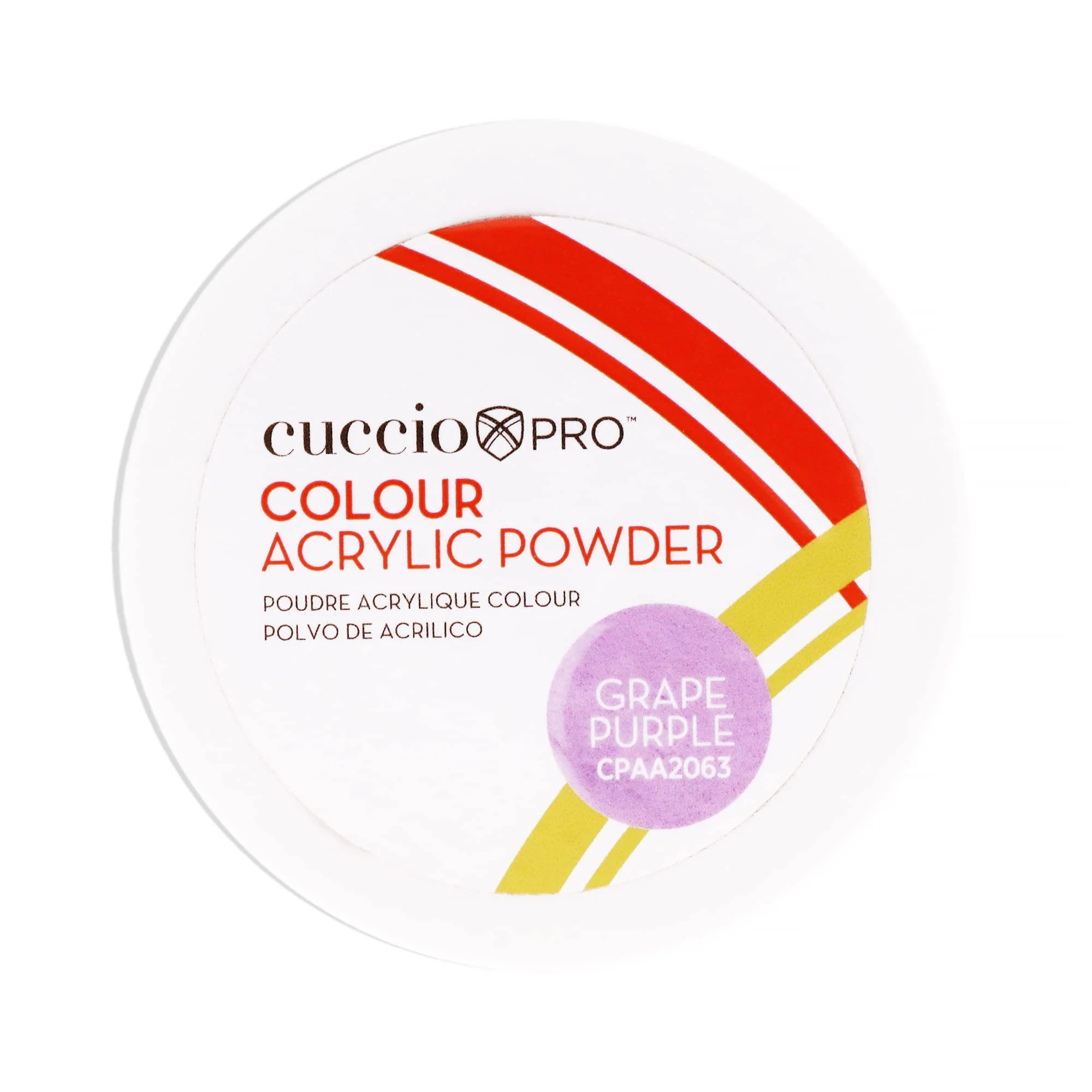 Outstanding Colour Acrylic Powder - Grape Purple by Cuccio PRO for Women - 1.6 oz Acrylic Powder Expertly Made