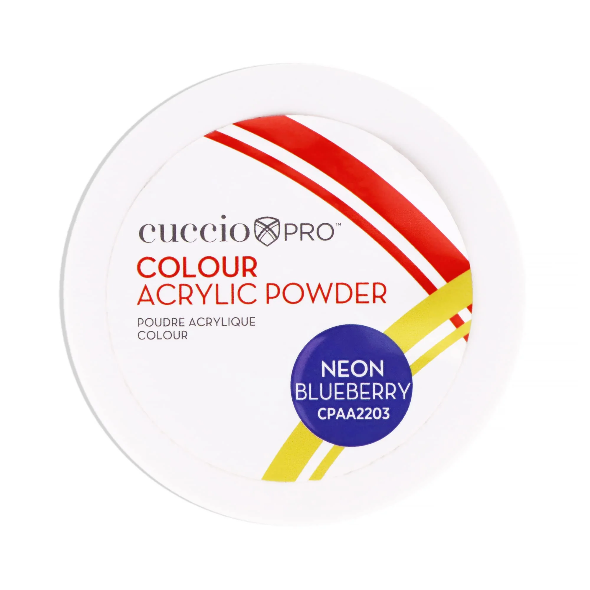 Comfortable Colour Acrylic Powder - Neon Blueberry by Cuccio PRO for Women - 1.6 oz Acrylic Powder Contemporary