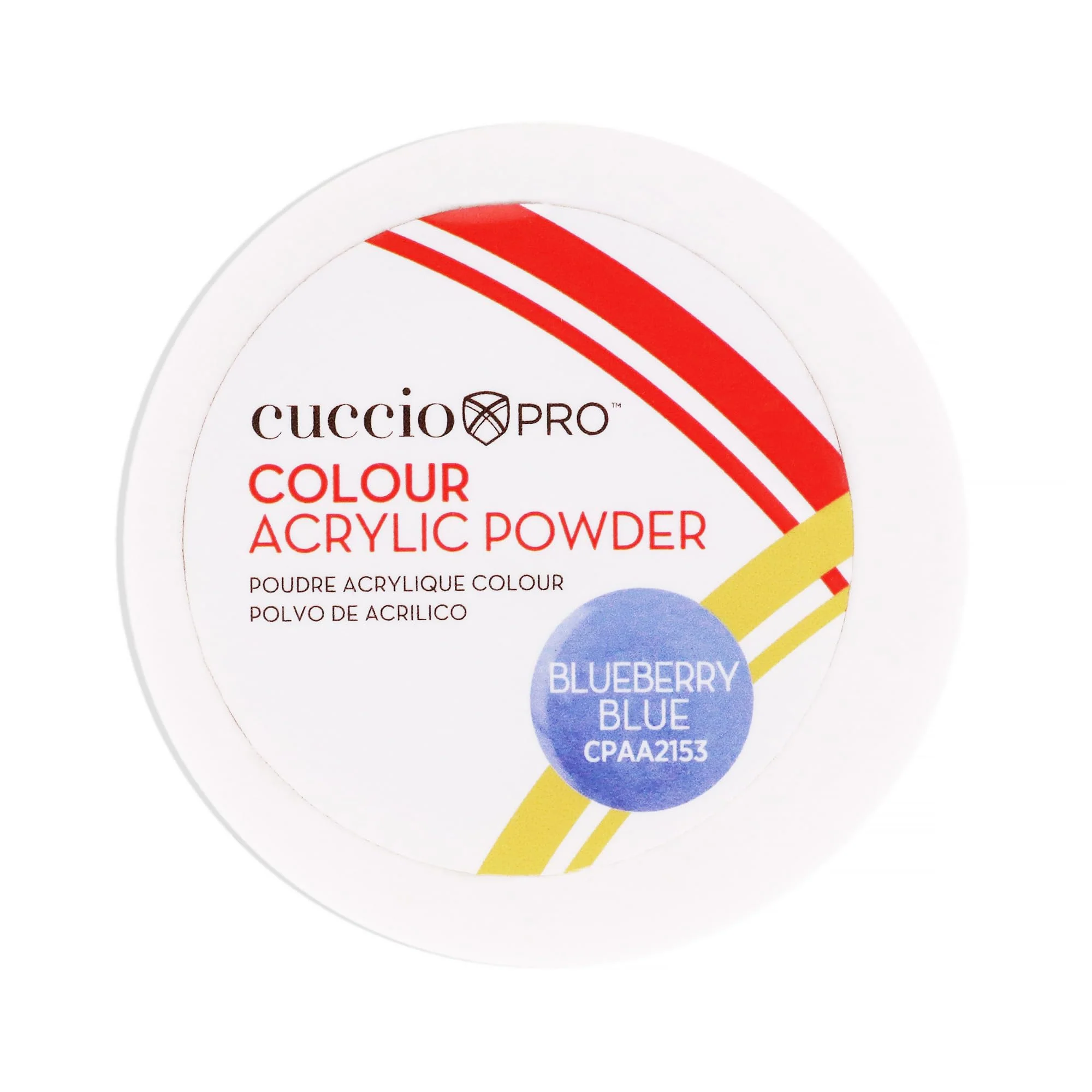 Consistent Colour Acrylic Powder - Blueberry Blue by Cuccio PRO for Women - 1.6 oz Acrylic Powder Genuine