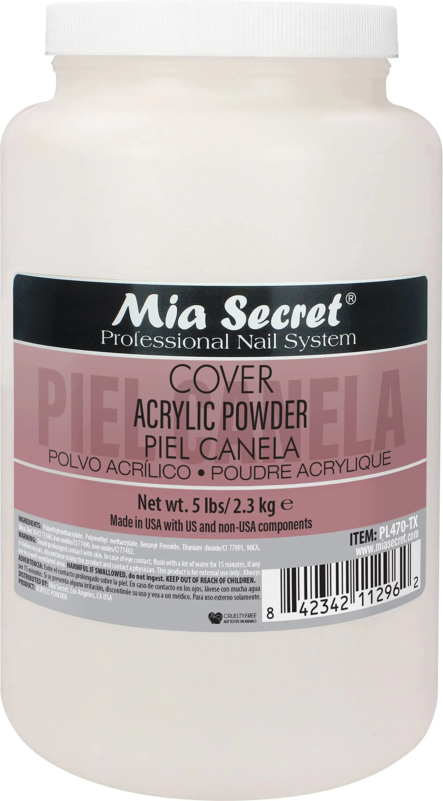 Trendy Cover Piel Canela Mia Secret Acrylic Powder 5 lbs Responsible