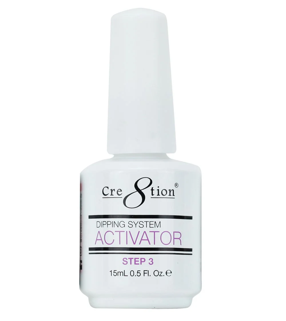 Stylish Cre8tion Dipping Powder System Liquid 0.5 oz Step 3 - Activator Convenient