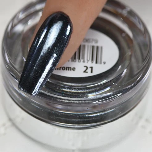 Easy-to-Use Cre8tion - Chrome Nail Art Roes Gold or Sliver Black Sliver Black Reliable