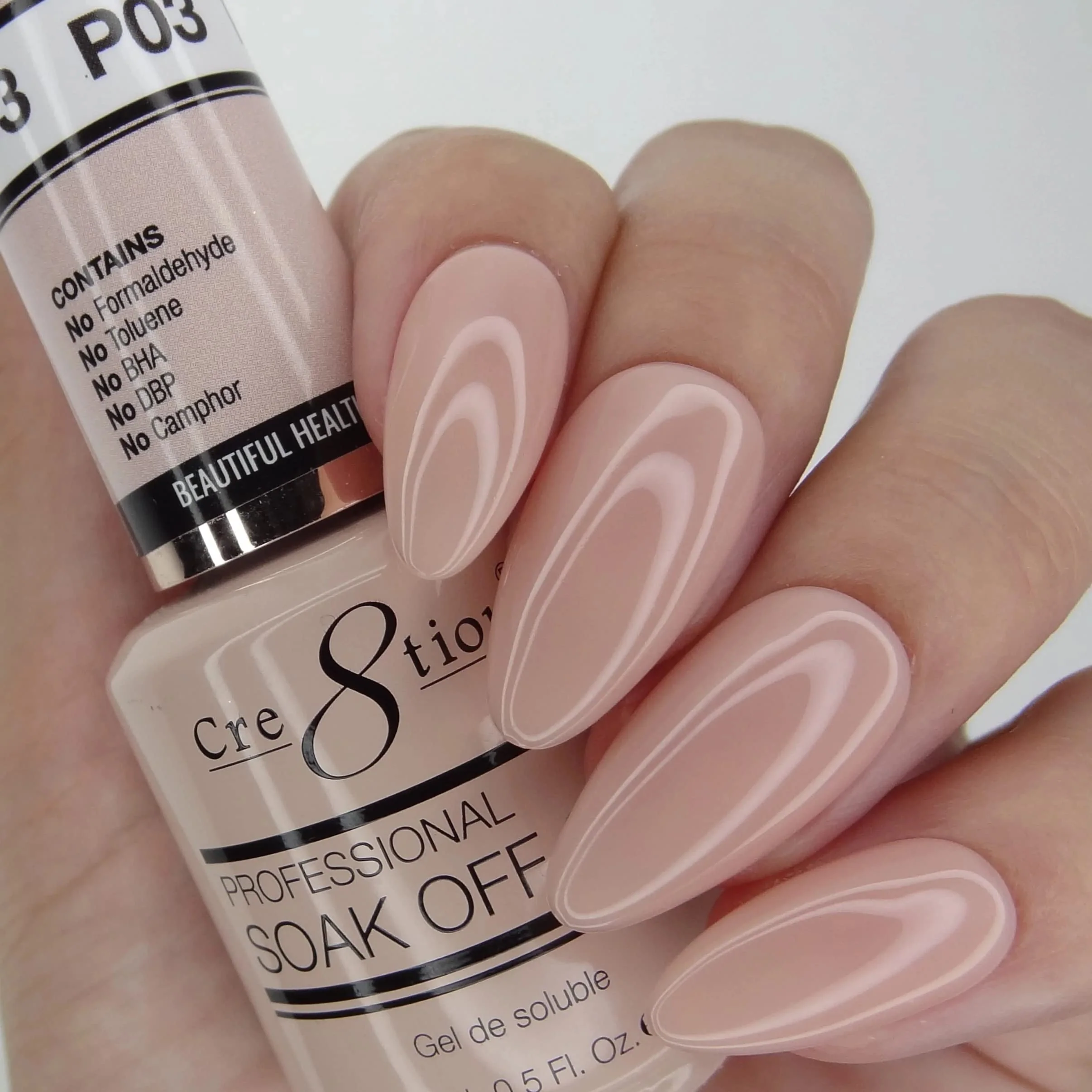 Convenient Cre8tion Gel - French Collection 0.5oz - P03 Precious Pink Easy-to-Use