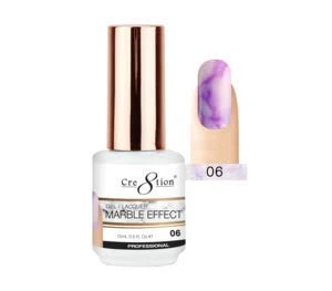 Eco-Friendly Cre8tion Gel Lacquer Marble Effect CRE8TION-ME06 Next-Generation