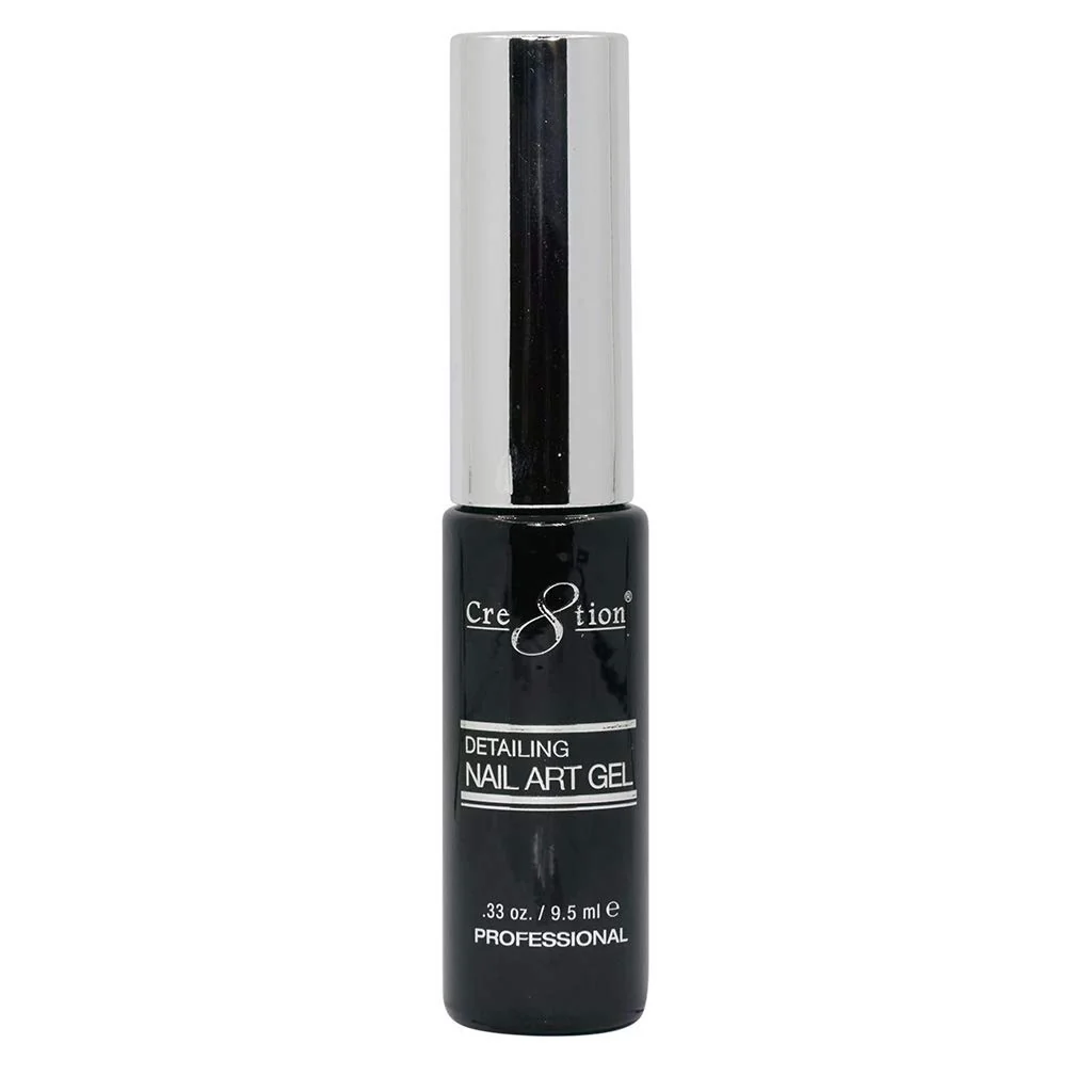 Classic Cre8tion Detailing Nail Art Gel Striper 01 Black Soft