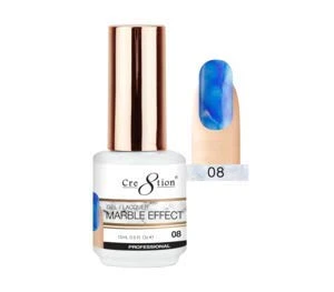 Official Cre8tion Gel Lacquer Marble Effect CRE8TION-ME08 Top-Quality