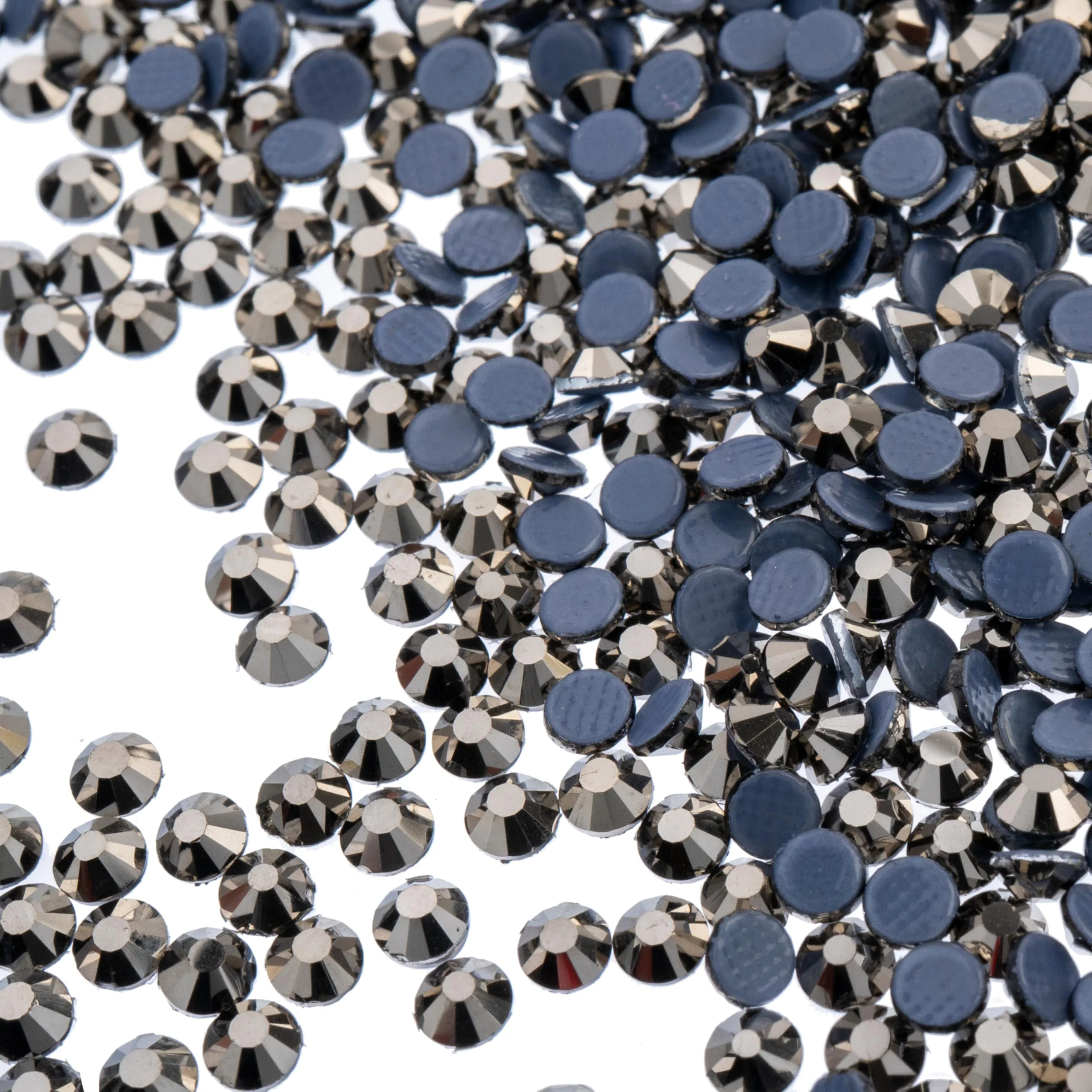 Stylish Crystal Lane DIY Flat Back Hotfix Rhinestones ss12 3mm Hematite 1440pcs Dependable