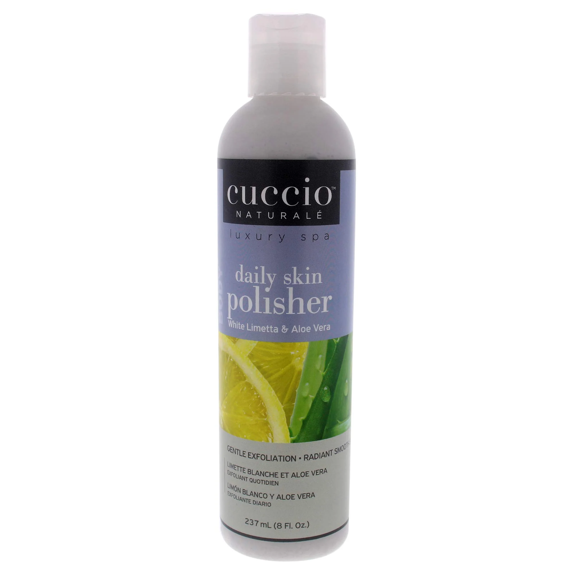 Lightweight Cuccio Daily Skin Polisher White Lametta Aloe Vera 8 Oz Quality