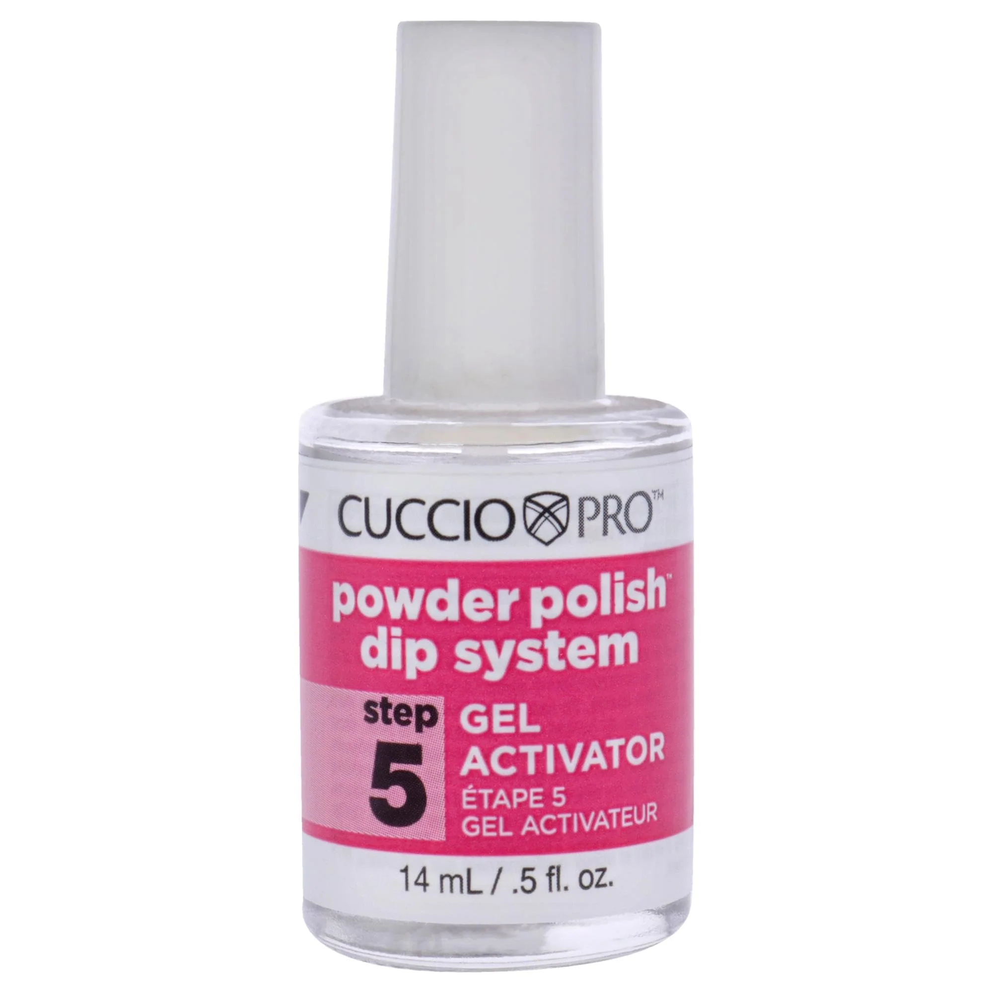 Eco-Friendly Cuccio Colour Powder Polish Dip System Step 5 Specially Formulated Resins - Vibrant Finish With Rich Color And Durability - Gel Activator Practical