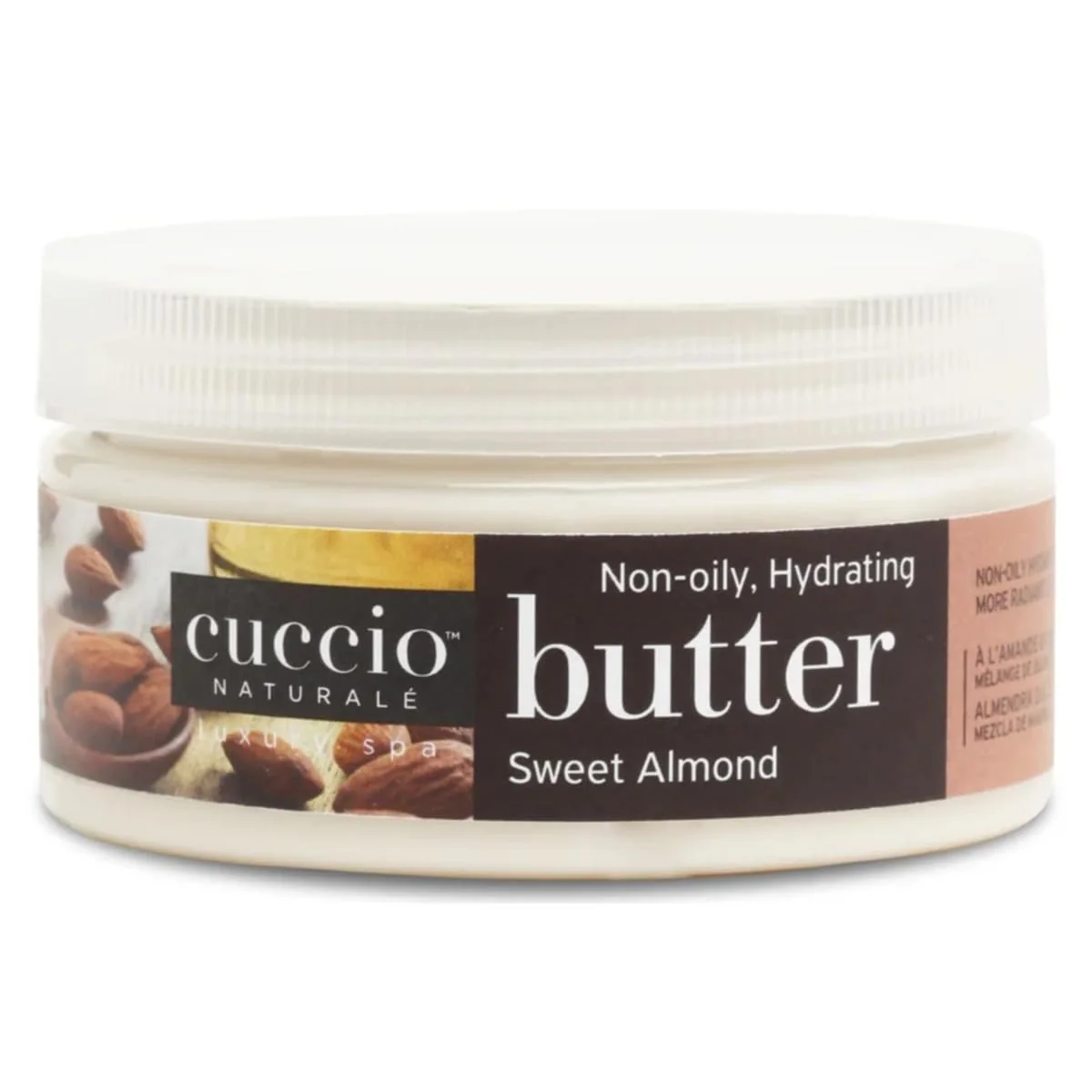 Professional Cuccio Naturale Butter Blend Sweet Almond Body Butter - Ultra Moisturizing Non-Greasy Cream for Dry Skin - Enriched with Vitamin E Fatty Acids Unique