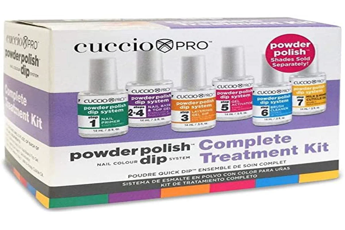 Easy-to-Use Cuccio Powder Polish Nail Colour Dip System Complete Treatment Kit Exceptional