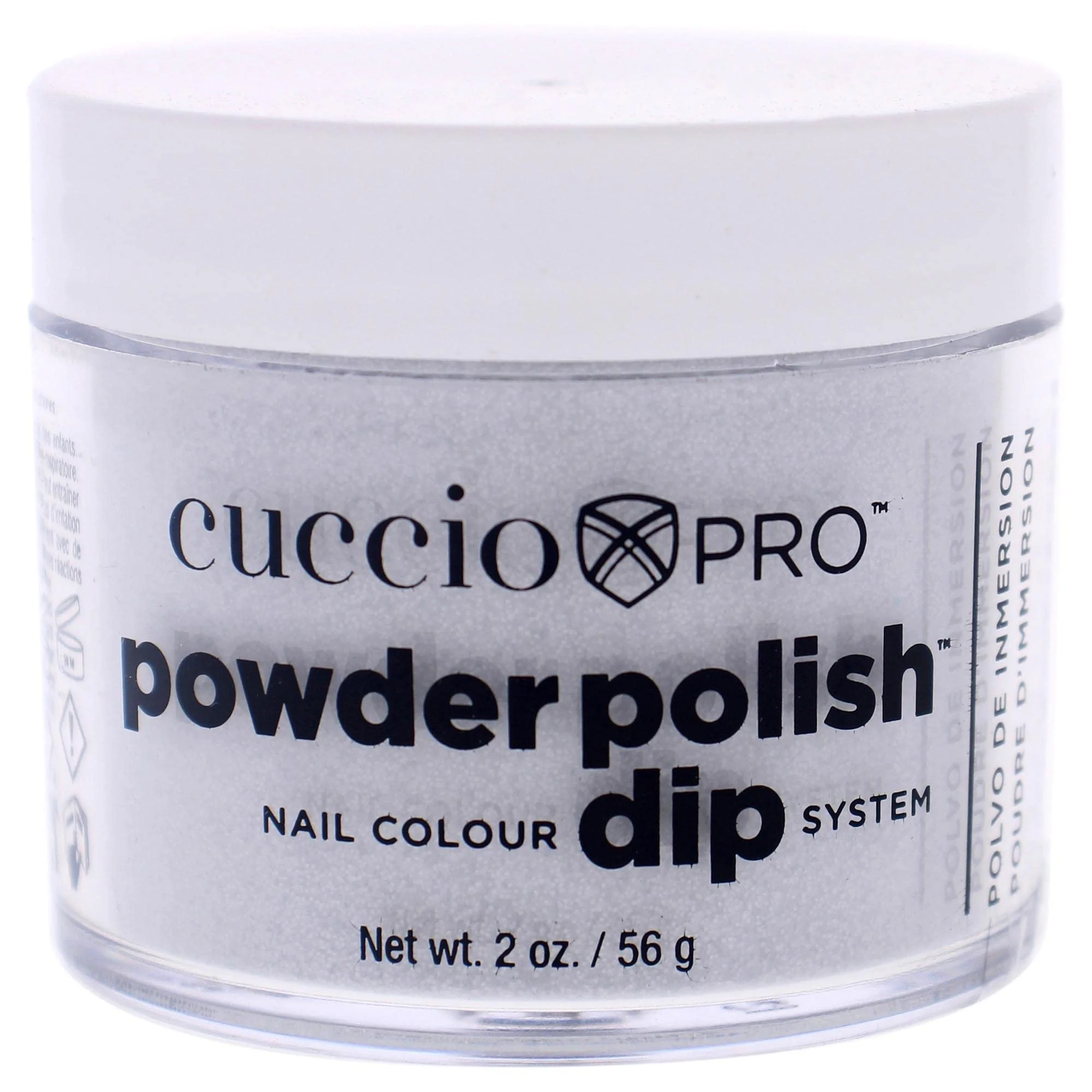 Optimized Cuccio Pro Powder Polish Dip - Silver Glitter - Nail Lacquer for Manicures Pedicures Easy Fast Application Removal - No LED UV Light Needed High-Grade