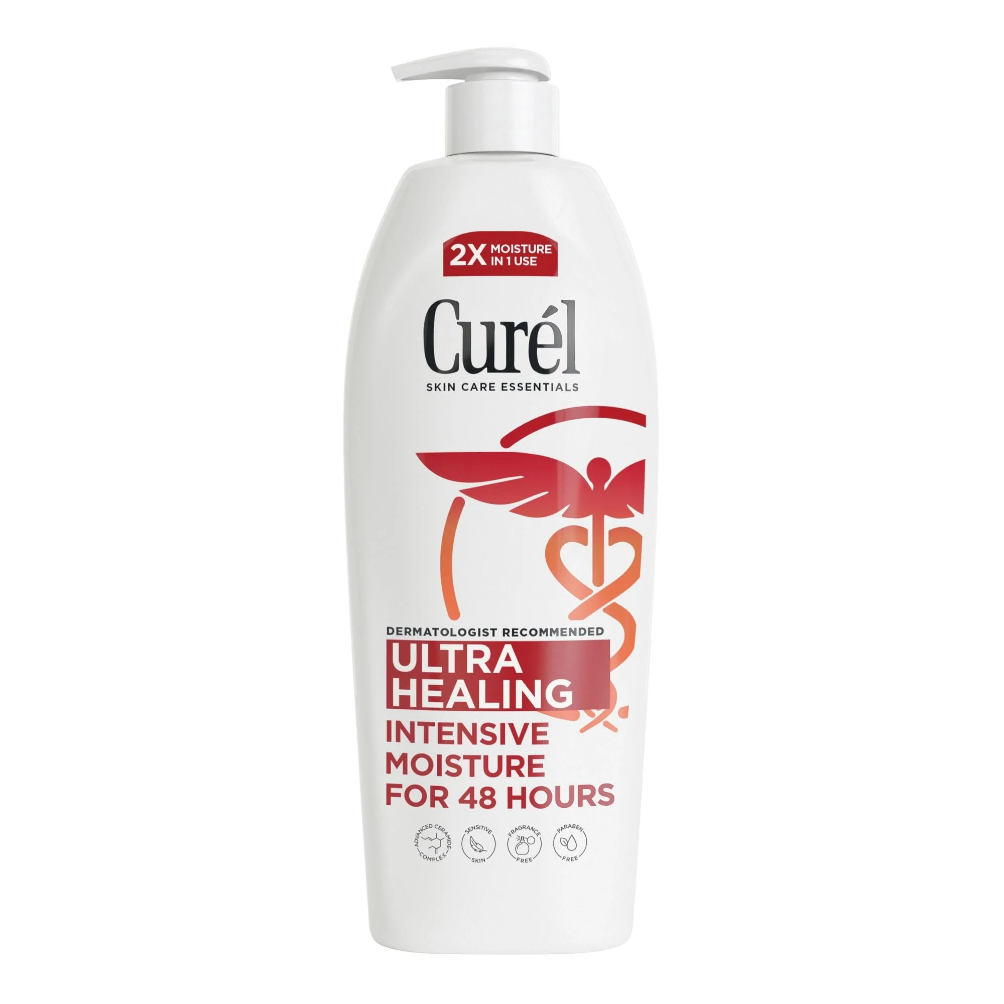 Unique Curel Ultra Healing Lotion for Sensitive and Dry Skin Hand and Body Lotion Repairs Moisture Barrier Ceramide Moisturizer Fragrance- Artisan