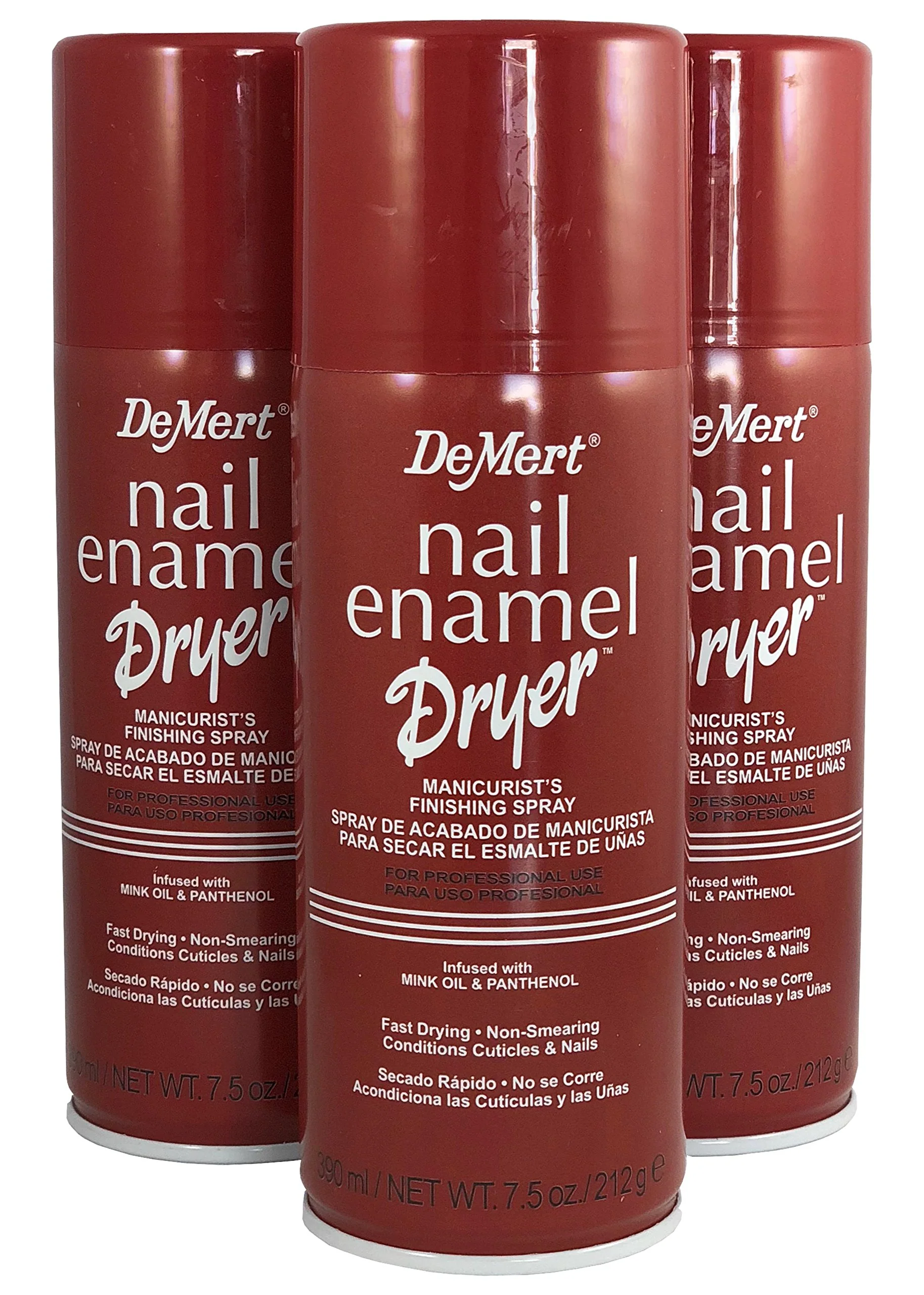 Relaxed Demert Nail Enamel Dryer-7.5 oz 3-Pack Contemporary