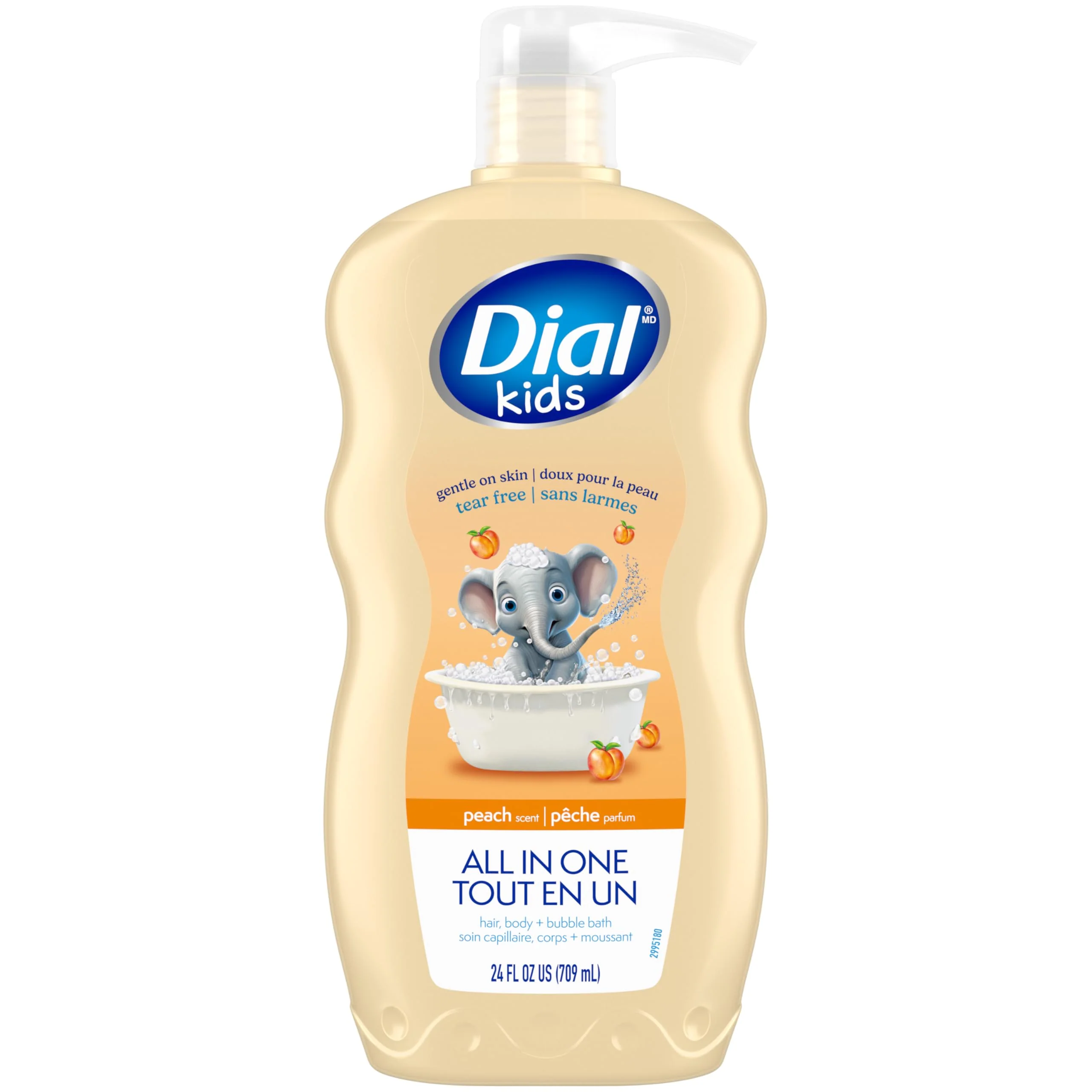 Elite Dial Kids Body Hair Wash Orange Splash 24 Ounce Organic