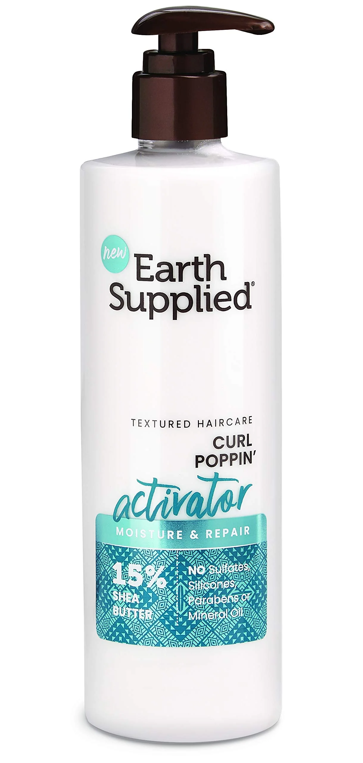 Premium Earth Supplied Curl Poppin' Activator with 15 Shea Butter Casual