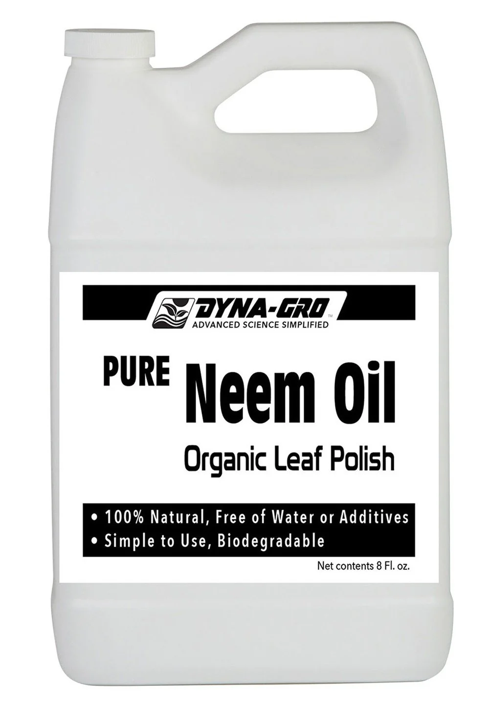 Sophisticated Dyna-Gro NEM-100 Neem Oil White Recyclable
