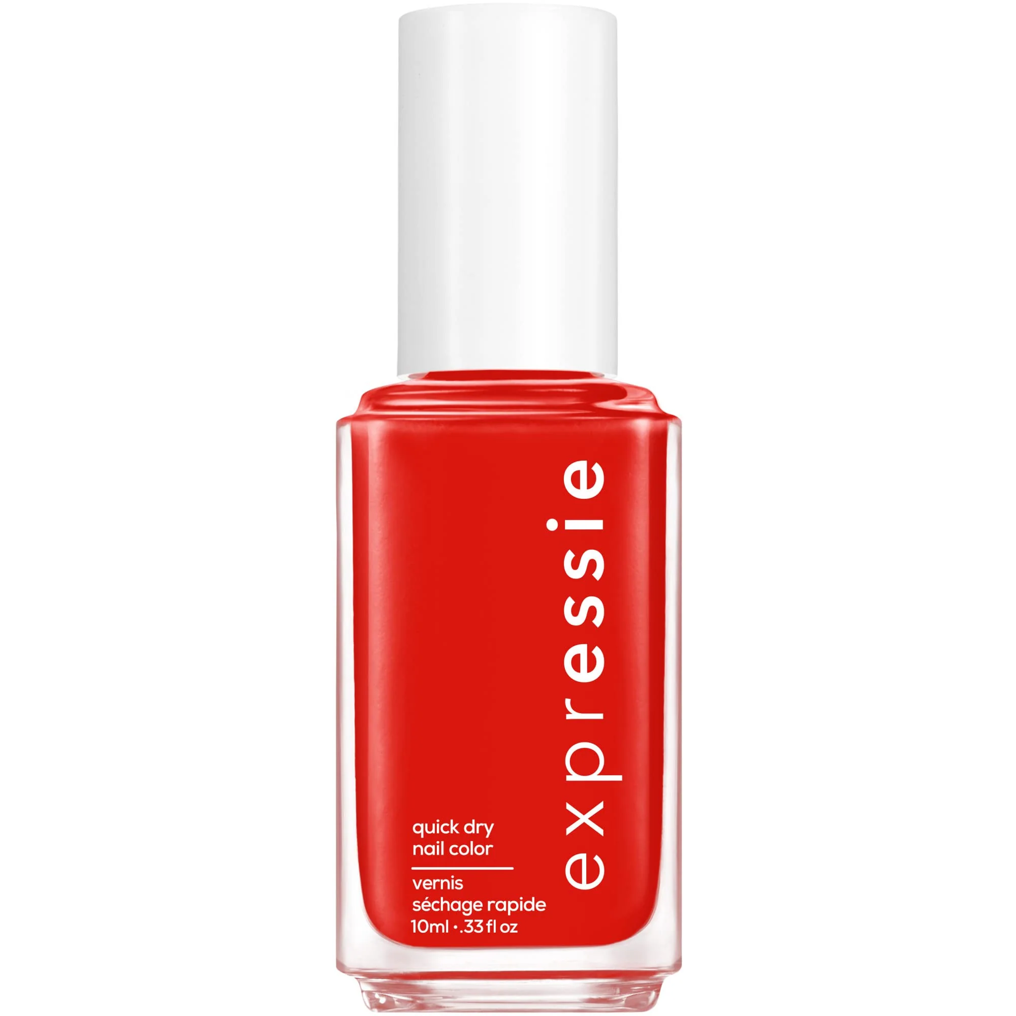 Next-Generation essie Nail Polish Expressie Quick-Dry Nail Color Vegan Word On The Street Red Send A Message 0.33 fl oz User-Friendly