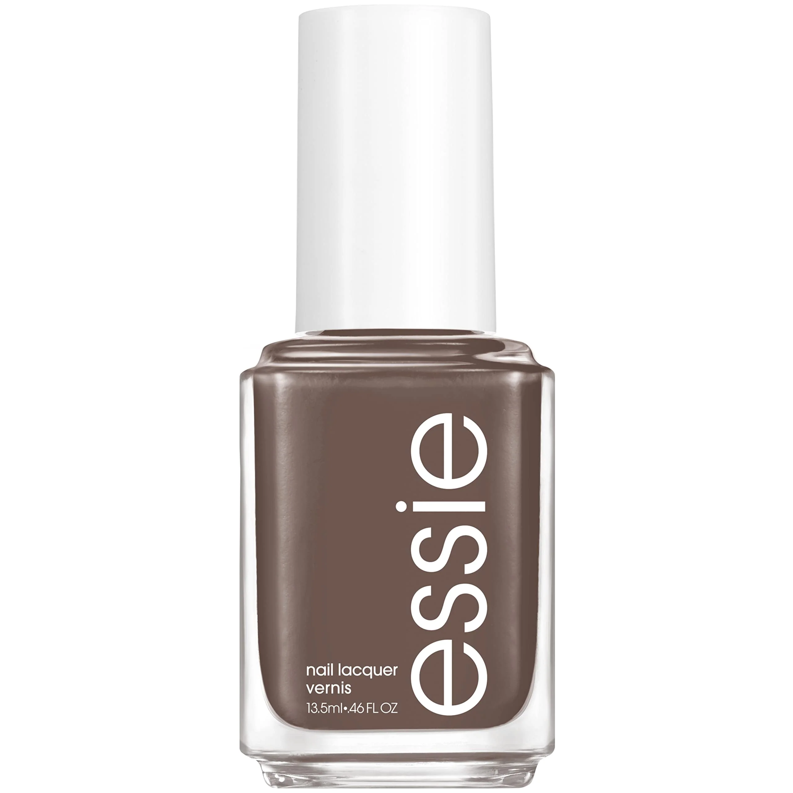 Unique essie Salon-Quality Nail Polish 8- Vegan Winter 2022 Warm Gray Sleigh It 0.46 oz Fashionable