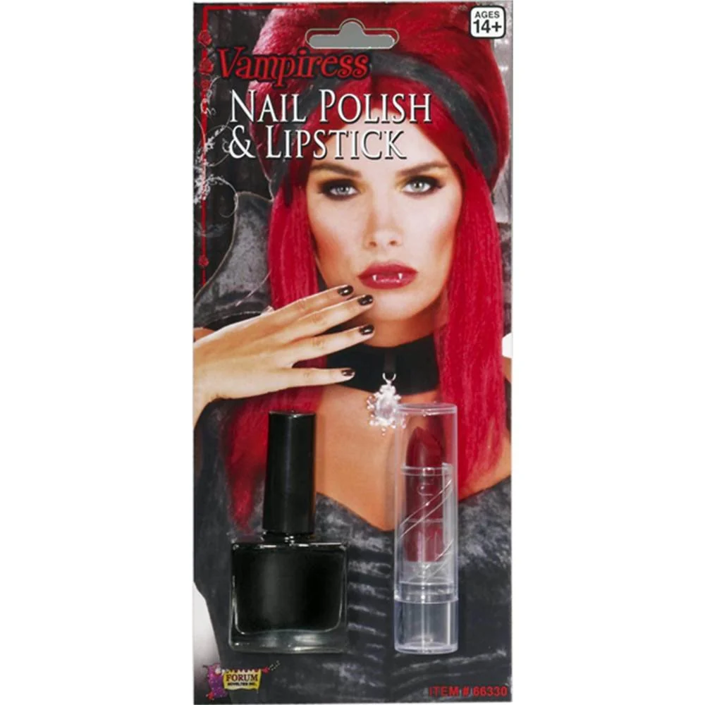 High-Performance Forum Novelties 199248 Vampiress Nail Polish Lipstick Set Trusted