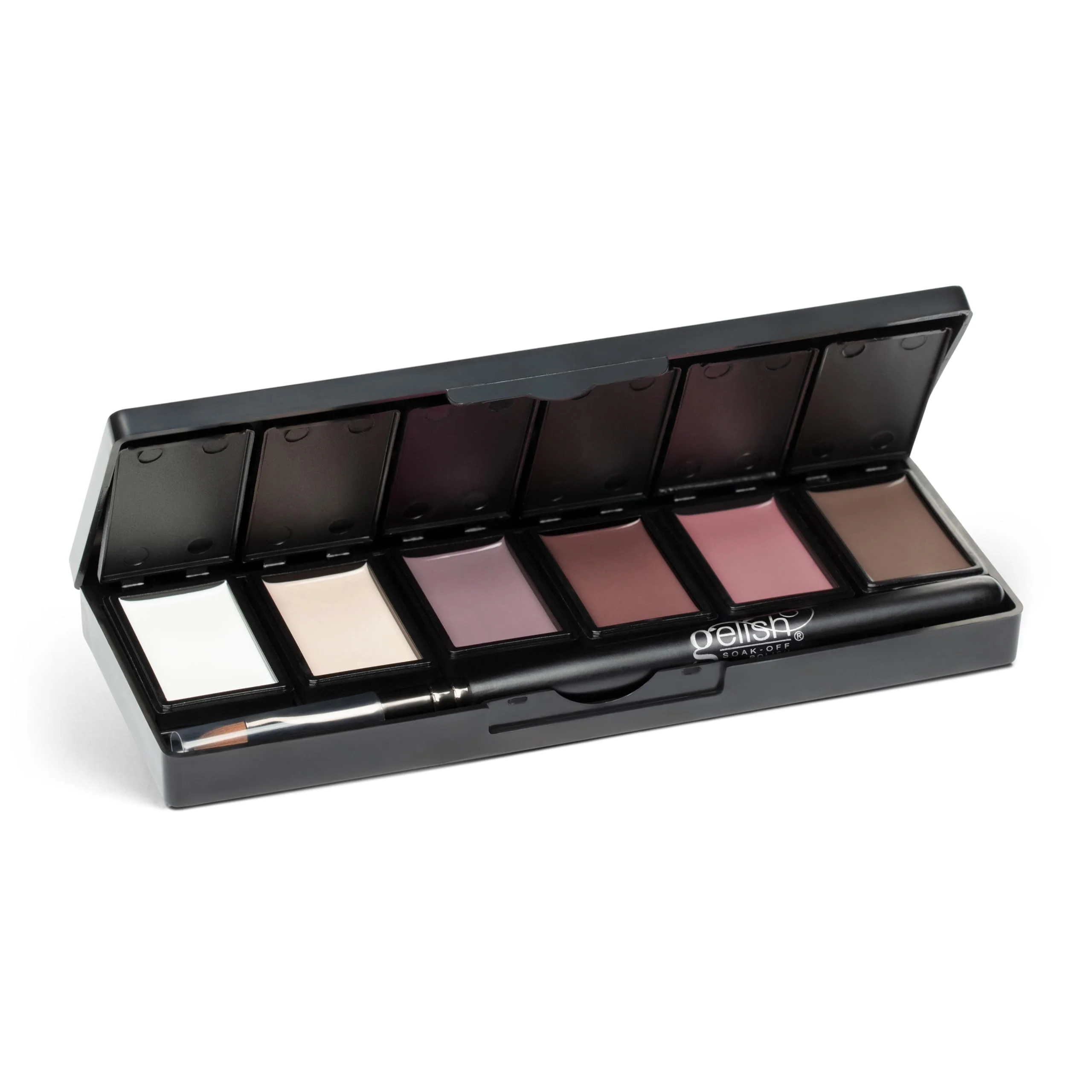 Efficient Gelish Cream Gel Soak-Off Solid Gel Polish with Brush - Act Natural Palette Artisan