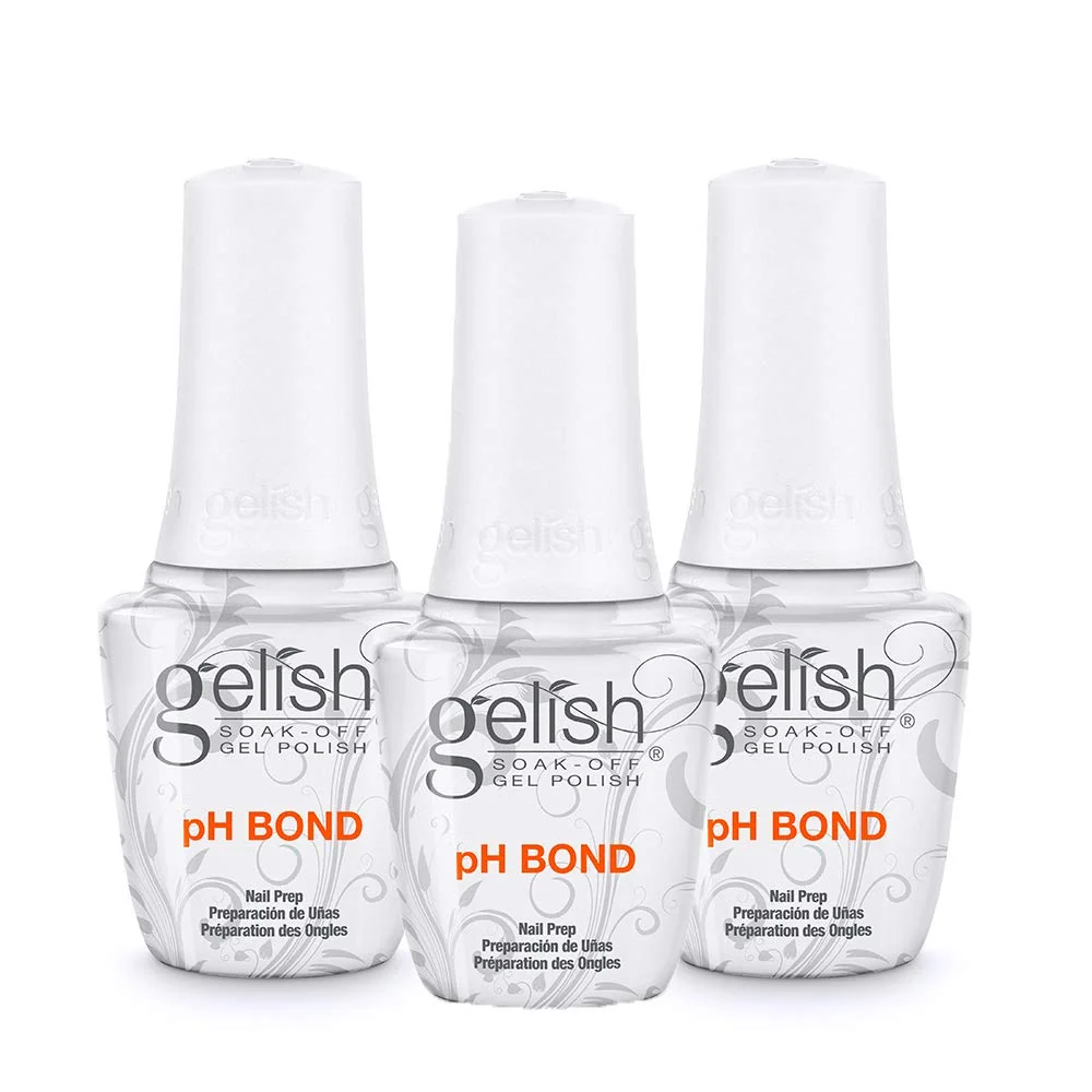 Specialty Gelish Essentials Gel Nail Manicure Nail Prep 3-Pack Bundle - pH Bond Sophisticated