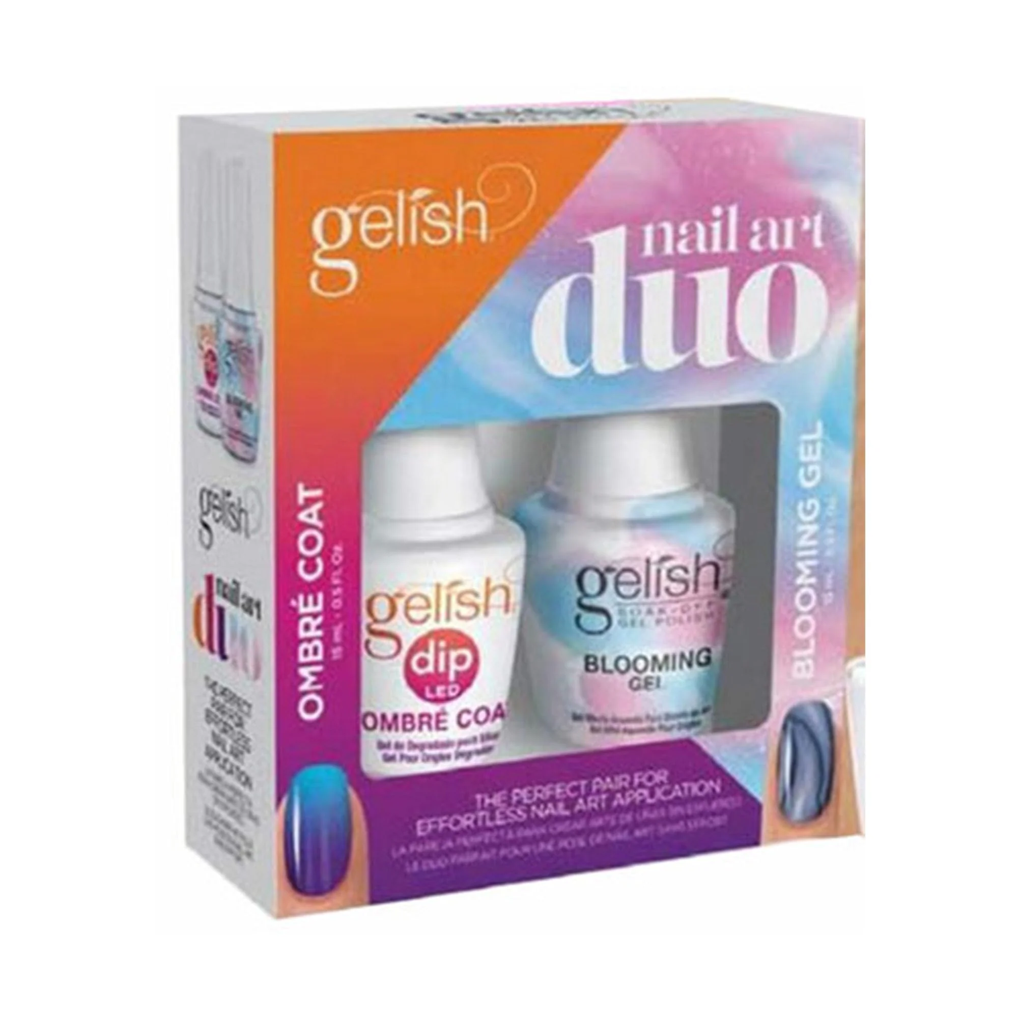 Convenient Gelish Essentials Design Nail Art Kit - Ombré Coat Blooming Gel Duo 15 mL Certified