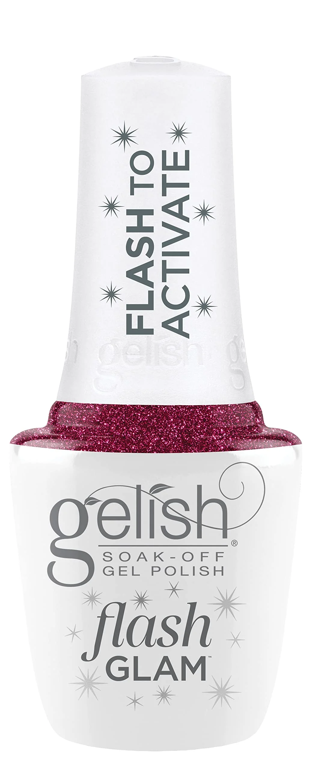 Carefully Designed Gelish Flash Glam Sparkling Glitter Gel Polish - Mesmerized By You 15mL Genuine